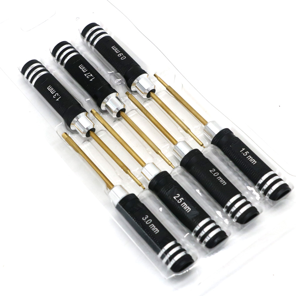 Rc Hobby Tool Kit - 7pcs Titanium Plating Mini Precision Hex