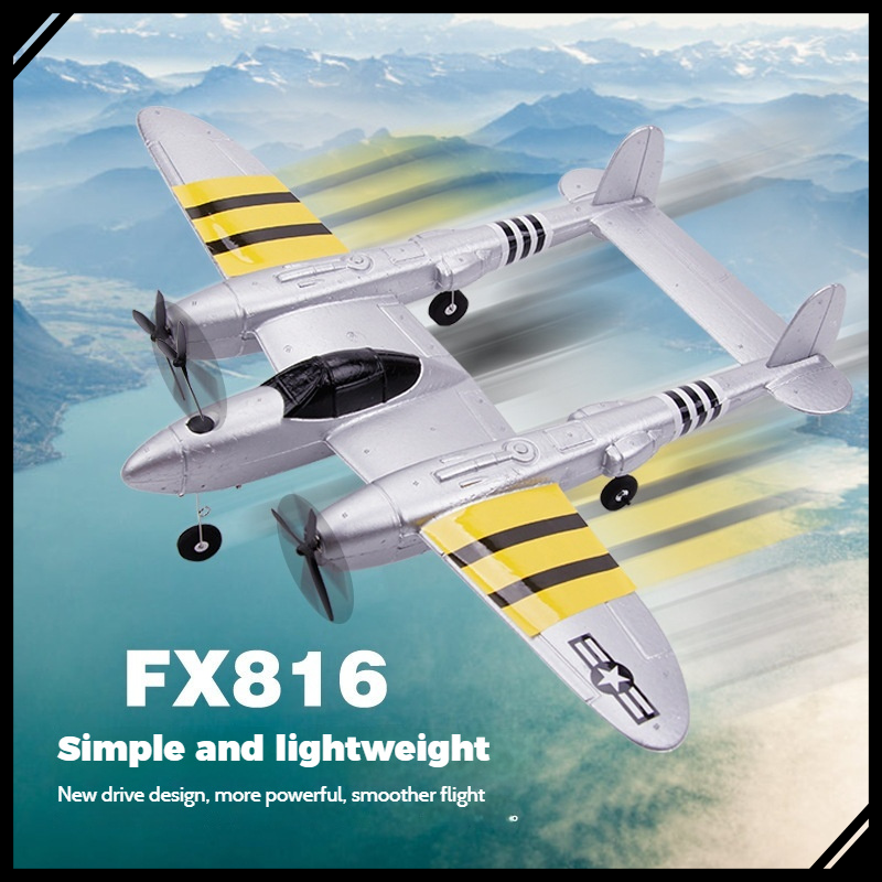 FX816 RC Airplane P38 Fighter  - Rc Glider Foam Wing recensie en prijs
