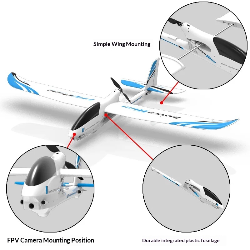 VOLANTEXRC Electric Glider RC  - Rc Glider Foam Wing recensie en prijs