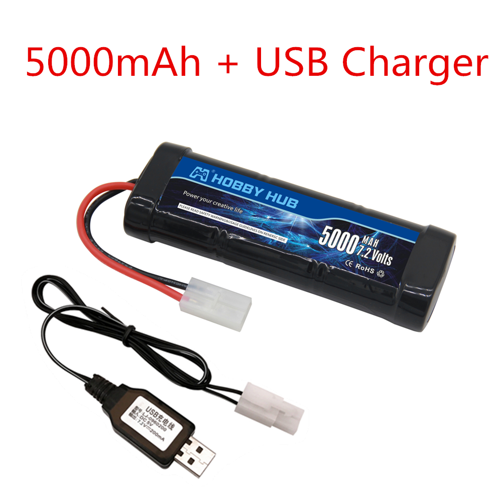 7.2V 5000mAh Ni-MH Battery Pac - Rc Hobby Charger recensie en prijs