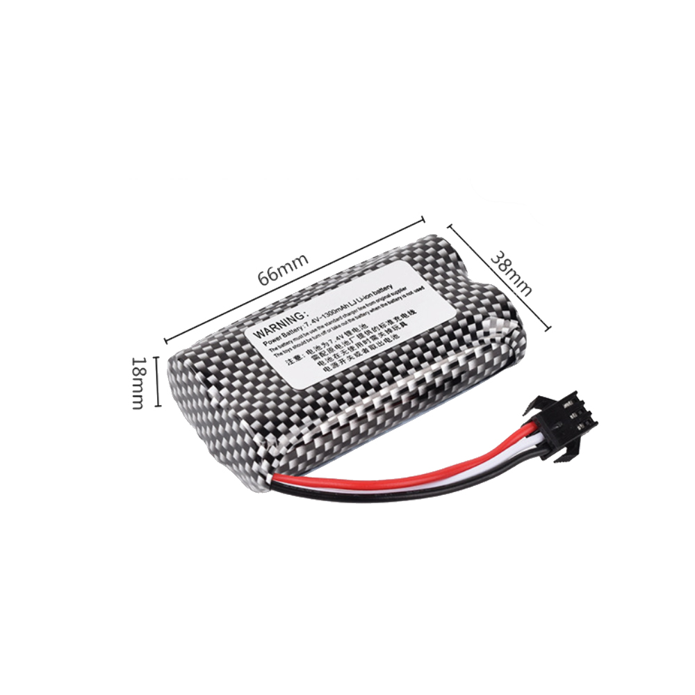 7.4V 1300mAh Li-ion Battery SM - Rc Hobby Charger recensie en prijs