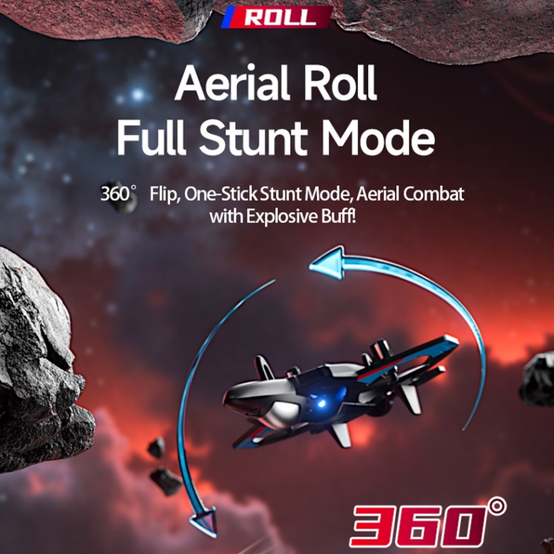 2.4G 360° Stunt Roll Fixed Win - Rc Glider Foam Wing recensie en prijs