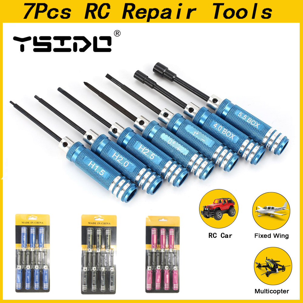 YSIDO 7Pcs 1.5 2.0 2.5mm Hex S - Rc Hobby Tool Kit recensie en prijs