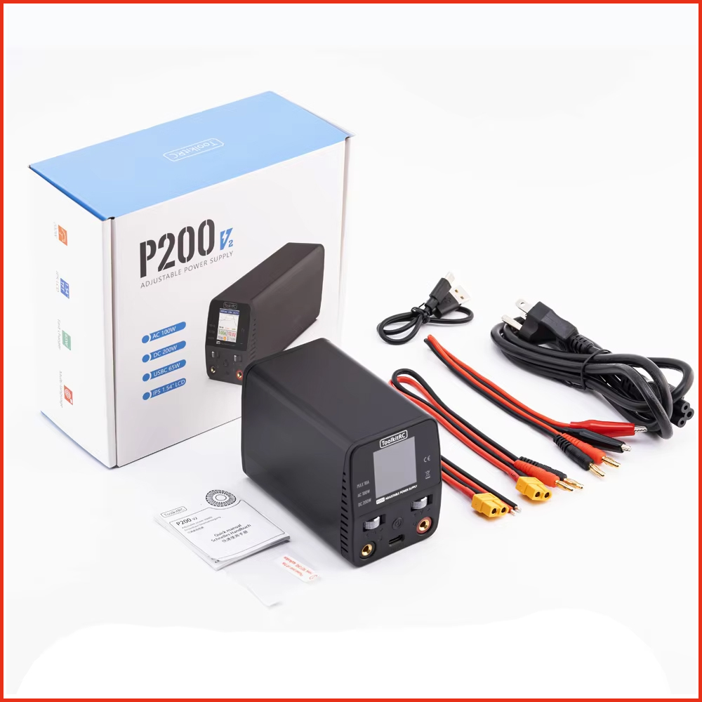 ToolkitRC P200 V2 AC100W DC200 - Rc Hobby Charger recensie en prijs